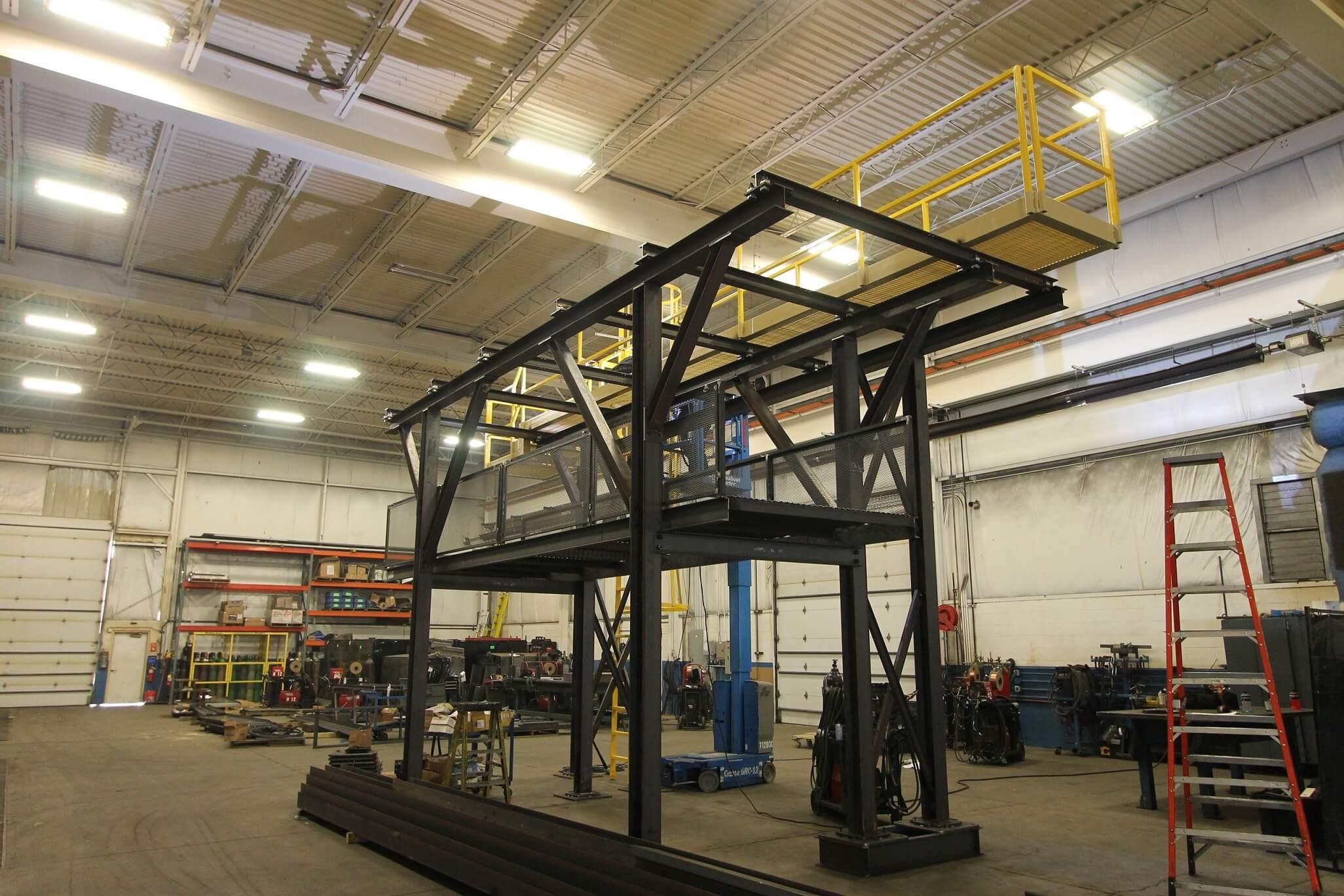 Fabrication process at Lee Contracting