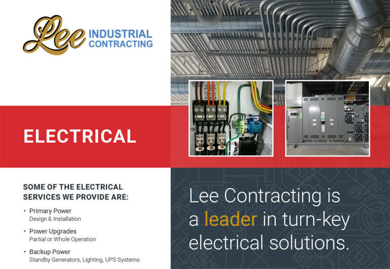 Electrical services Lee Contracting provides